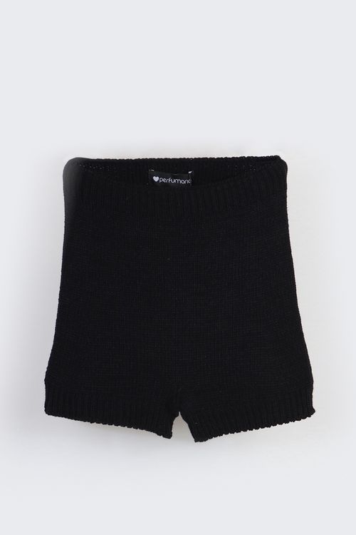 Short Tricot Sem Costura Preto