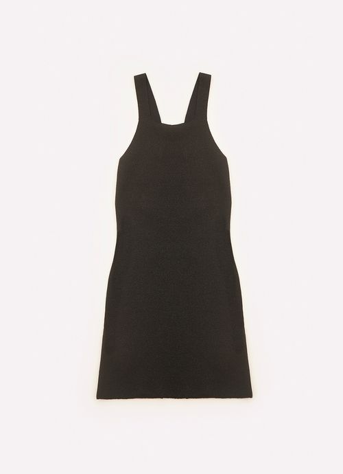 Vestido Tricot Fio Shine Preto