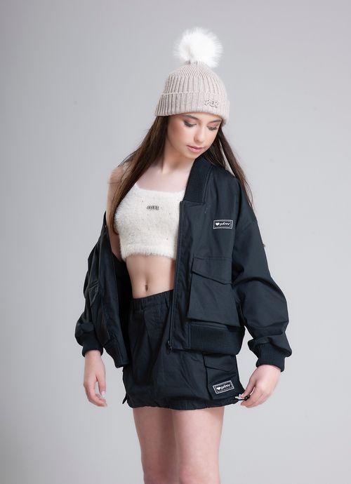 Top Tricot Cropped Cristais Prfmr Ninive