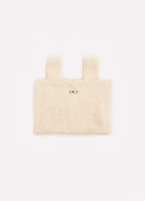 Top Tricot Cropped Cristais Prfmr Ninive